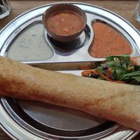 Aloo masala dosa at Dosa Dosa in Prague