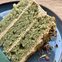 Pistachio cake  at Dosa Dosa in Prague