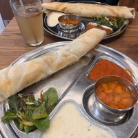 mushroom dosa   at Dosa Dosa in Prague