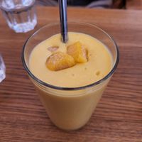 Mango lassi at Dosa Dosa in Prague