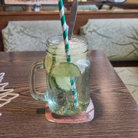 Hausgemachte Gurkenlimonade at Böhmerwald in Vienna