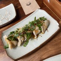 Vegan gyoza  at Oodles of Noodles in Maastricht