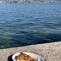 Vegan dessert at Ziegel oh Lac in Zurich