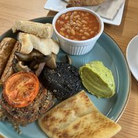 Vegan breakfast   at Auld Bar Cafe in Forfar