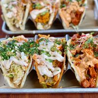 Taco sampler  at Eris Food Co in Oceanside
