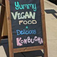 Sign outside at Eris Food Co in Oceanside