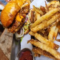 Firecracker chichen sando at Eris Food Co in Oceanside