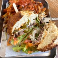 Bam-bam burger  at Eris Food Co in Oceanside