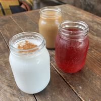 horchata, coffee, and  lemonade  at Eris Food Co in Oceanside