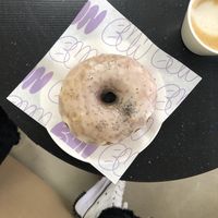 lemon poppyseed doughnut  at Bun and Coffee in Malaga