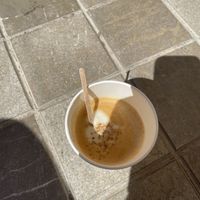 Cappuccino with oat milk  at Bun and Coffee in Malaga