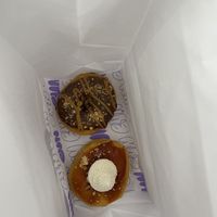 Reezes and guava cheeze donuts  at Bun and Coffee in Malaga