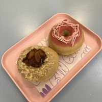 Apple crumble & birthday cake flavours  at Bun and Coffee in Malaga