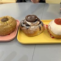 Middle bun looked the best not a true donut   at Bun and Coffee in Malaga