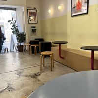 Inside taken from a big table for 5/6   at Bun and Coffee in Malaga