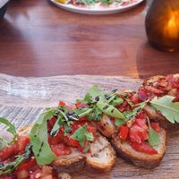 Bruschetta with tomato and garlic at U Bistrot in St Julians