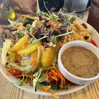 Tofu, avo and orange saladd  at U Bistrot in St Julians