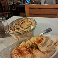 Hummus App very generous at Bosphorus Istanbul Cafe in Indianapolis