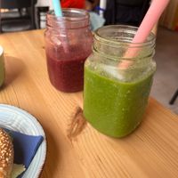 Smoothies are really fresh  at Green Planet the Foodcourt in Gran Canaria