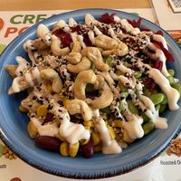 Custom bowl, everything vegan and gluten freee  at Green Planet the Foodcourt in Gran Canaria