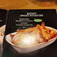 Menu veggie at JUNGLA in Gdansk