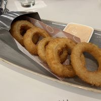 Plant based onion rings  at Walt Disney World - Steakhouse 71 in Lake Buena Vista