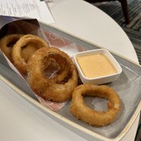 Onion rings  at Walt Disney World - Steakhouse 71 in Lake Buena Vista