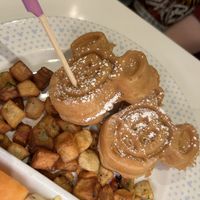 Allergy waffles   at Walt Disney World - Steakhouse 71 in Lake Buena Vista