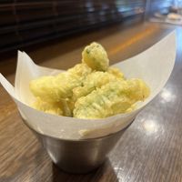 Lunch special: brussel sprouts with truffle oil   at ZUBU in Burnaby