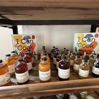 Homemade vinegar   at Good Life Cafe in Columbia