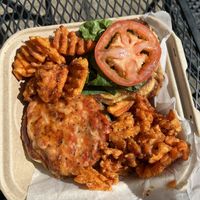 Parmesan Burger    at Good Life Cafe in Columbia