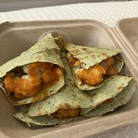 Buffalo cauliflower quesadilla   at Good Life Cafe in Columbia