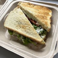 Eggplant sandwich   at Good Life Cafe in Columbia