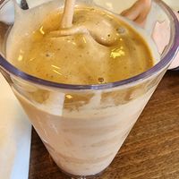 Banana chocolate smoothie (thick as a meal soooo good) at Good Life Cafe in Columbia