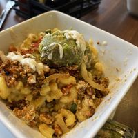 Taco mac & cheez was the special of the day- so good! #Veganuary at Good Life Cafe in Columbia