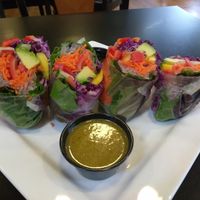Spring rolls at Good Life Cafe in Columbia