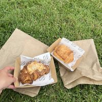 almond croissant & pain au chocolat  at Farine Bakery - Spring Hill in Spring Hill