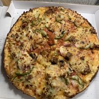 Deluxe Vegan Pizza  at Sal's Pizza in Calgary