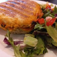 Moroccan Meatball Toastie at Nama Café and Cake House in South East London