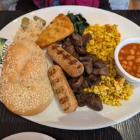 Full English breakfast at Nama Café and Cake House in South East London