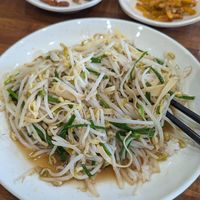 숙주부추건두부볶음 at Seongwon Uyukmyeon - 성원우육면 in Seoul