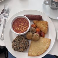 Vegan breakfast  at Laura's Kitchen in Edinburgh