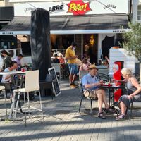 Front view at Frituur Arré Patat in Antwerpen