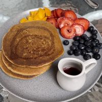 Pancakes were delicious  at Parada Vegana in Cusco