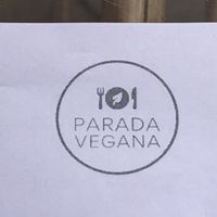 Logo  at Parada Vegana in Cusco