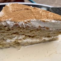 Tres Leches cake  at Parada Vegana in Cusco