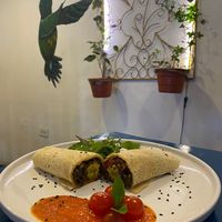 Desayuno - Crepe Salgado at Parada Vegana in Cusco