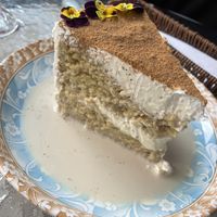 Tres leches   at Parada Vegana in Cusco