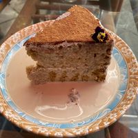 Trees leches  at Parada Vegana in Cusco