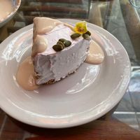 Carrot cake  at Parada Vegana in Cusco